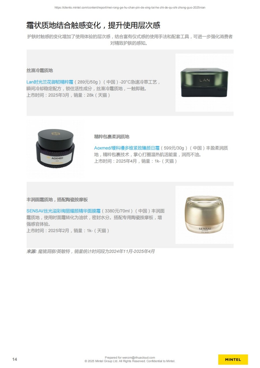 2025年中国美容个护产品的形态和质地趋势报告