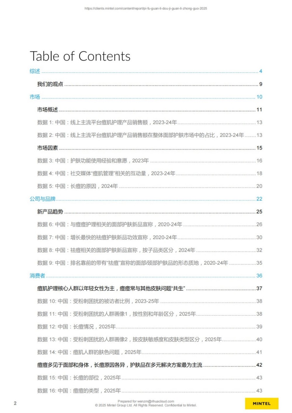 英敏特｜2025中国皮肤管理痘肌管理报告