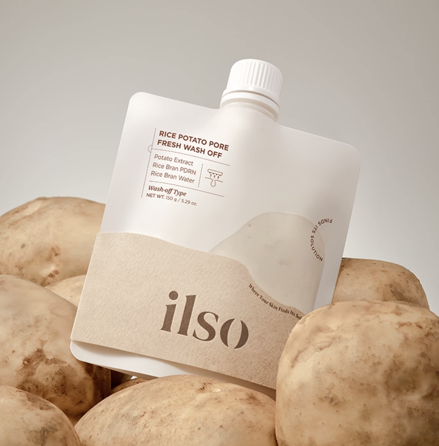 ilso 米粹土豆泥净澈水洗面膜清爽上市