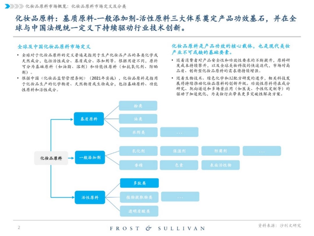 2025中国化妆品原料行业独立市场研究报告