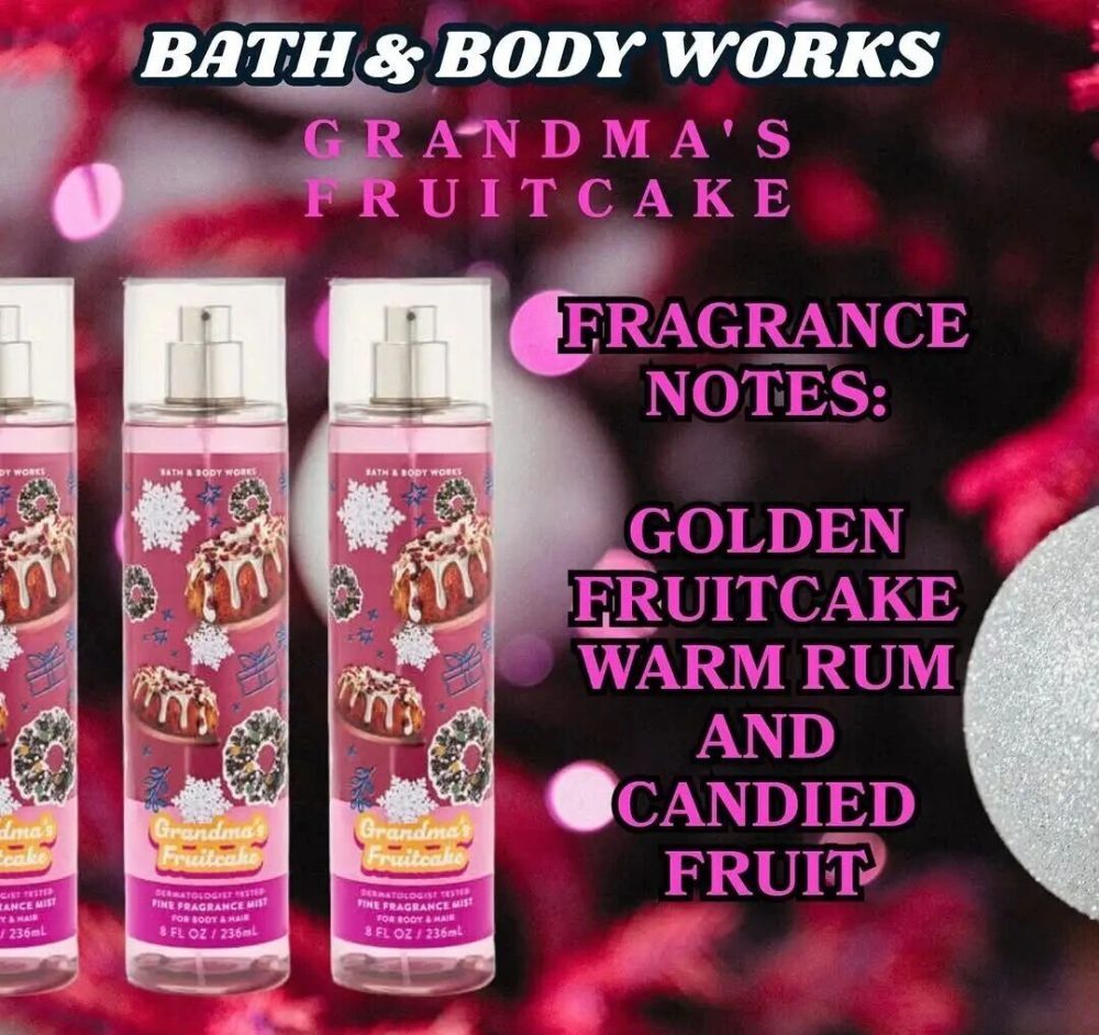 Bath & Body Works 奶奶的水果蛋糕香氛喷雾新品上市