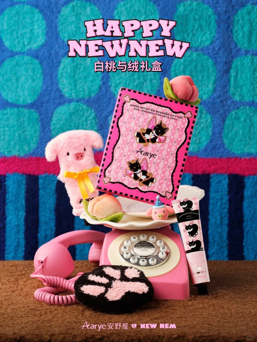  Aarye安野屋×NewNew联名喵喵系列 新品上市