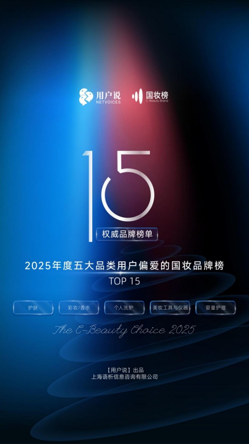 2025 年度用户偏爱国妆品牌榜发布 珀莱雅登顶综合榜
