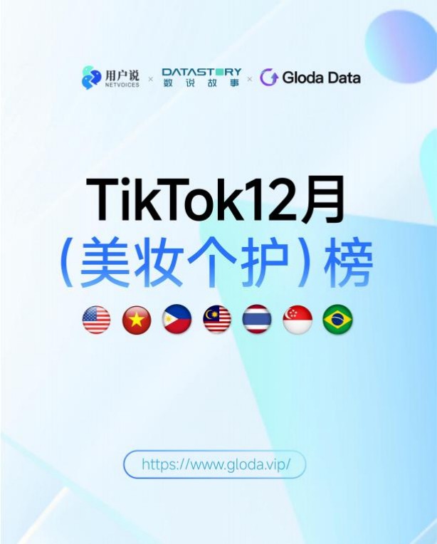 TikTok2025 年 12 月美妆个护热销榜出炉