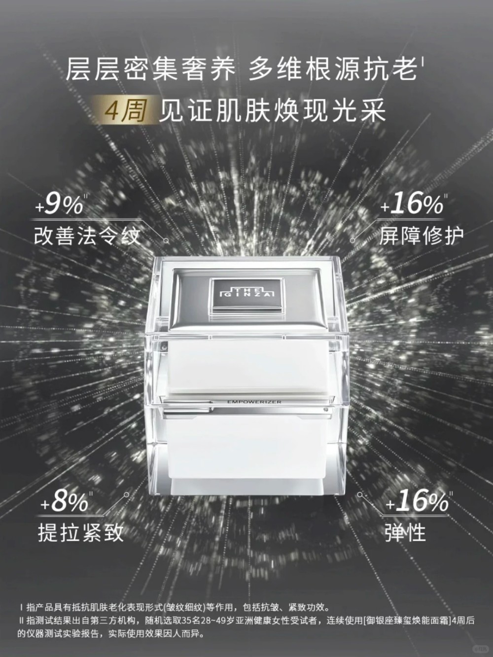 THE GINZA御银座臻玺焕能面霜，奢护抗老新标杆重磅上市