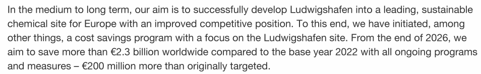 巴斯夫，2026年拟进一步裁员？