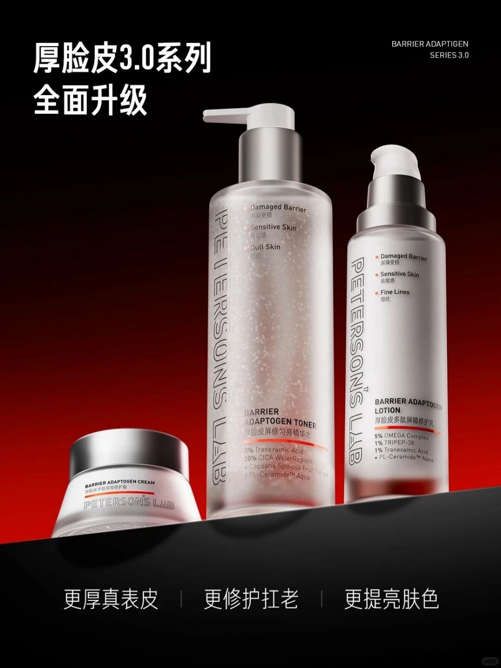毕生之研厚脸皮3.0系列升级上市 自研成分实现屏障修护新突破