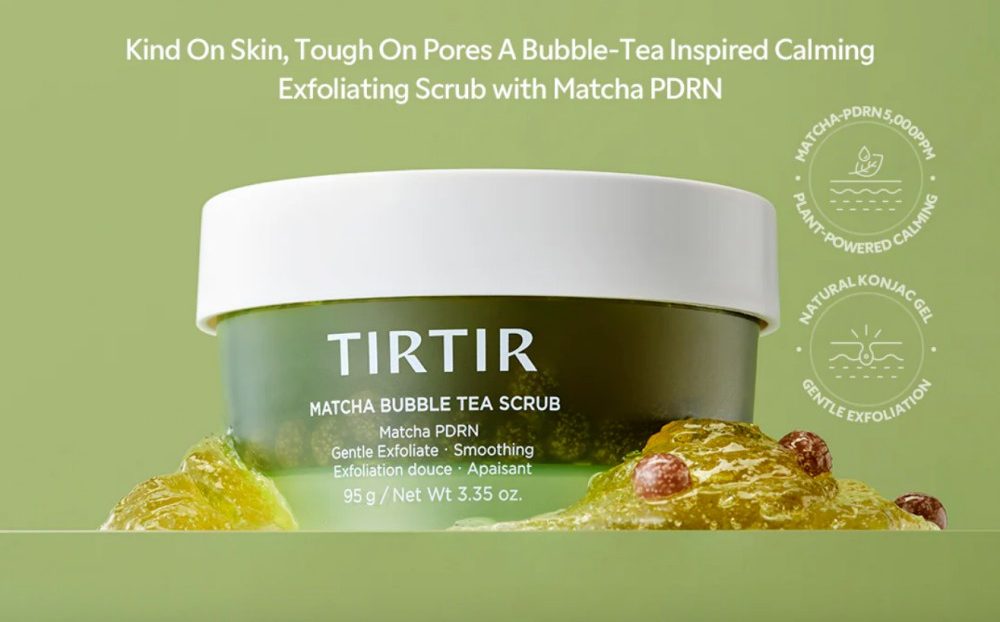 TIRTIR 抹茶珍珠磨砂膏新品上市