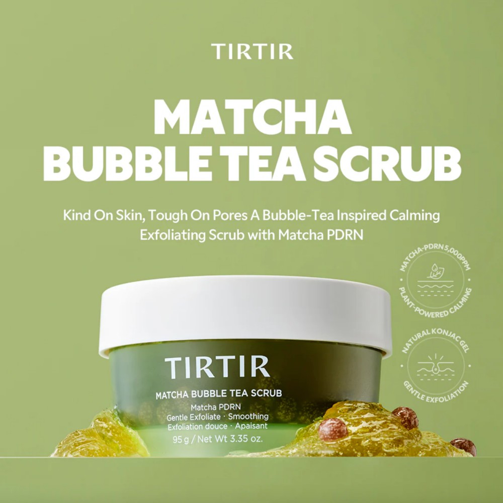 TIRTIR 抹茶珍珠磨砂膏新品上市