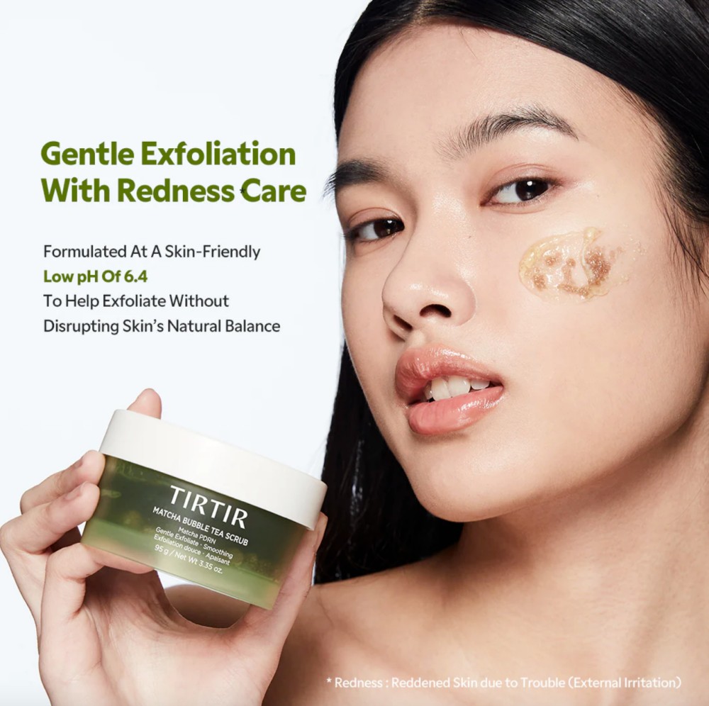 TIRTIR 抹茶珍珠磨砂膏新品上市