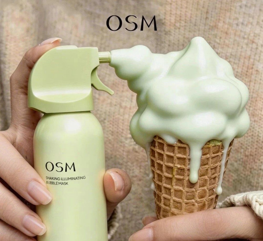 欧诗漫灭火器泡泡面膜新品上市