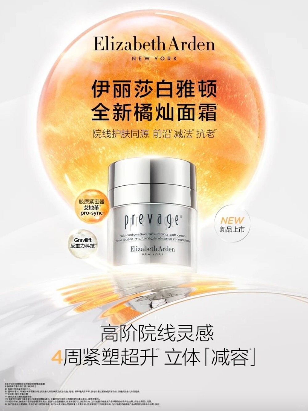 伊丽莎白雅顿全新橘灿面霜新品上市