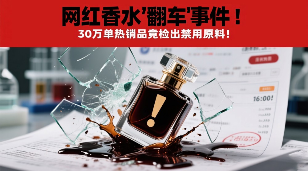 卖出近30万单的网红香水“翻车”，竟检出禁用原料！