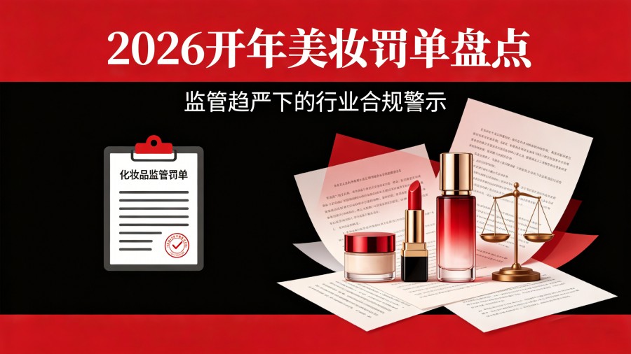 2026 开年美妆罚单盘点