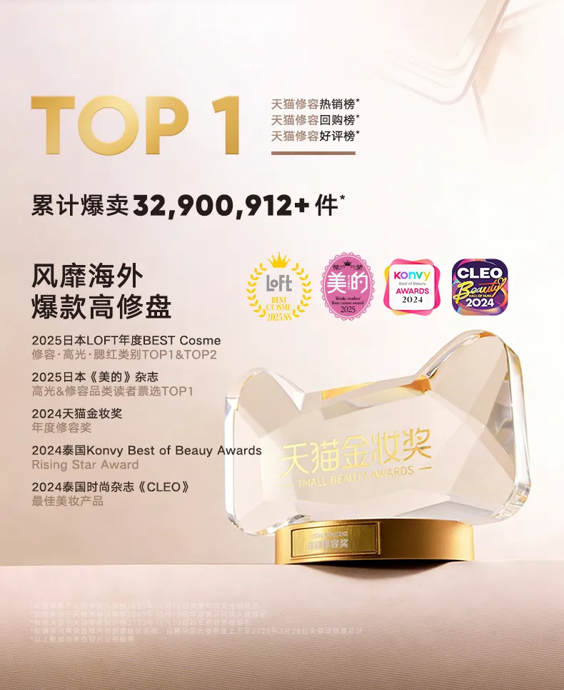 橘朵修容盘如何用一把“尖刀”撬动全球30亿？