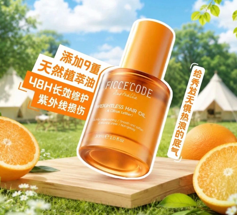 菲诗蔻护发精油新香・柑橘来信新品上市