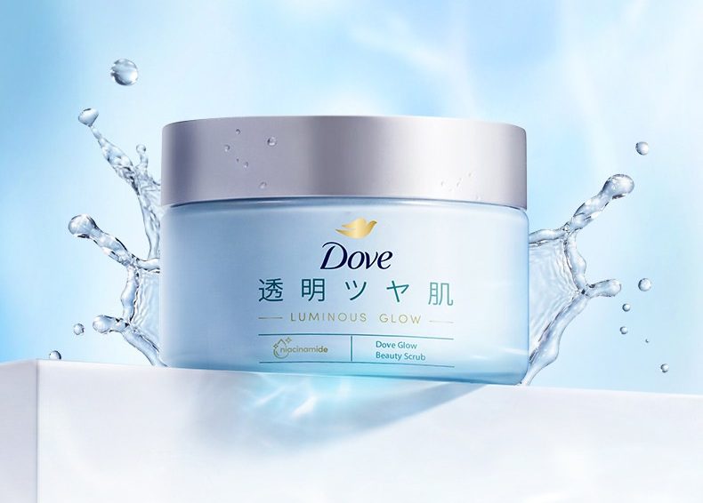 多芬水光美肌磨砂膏新品上市