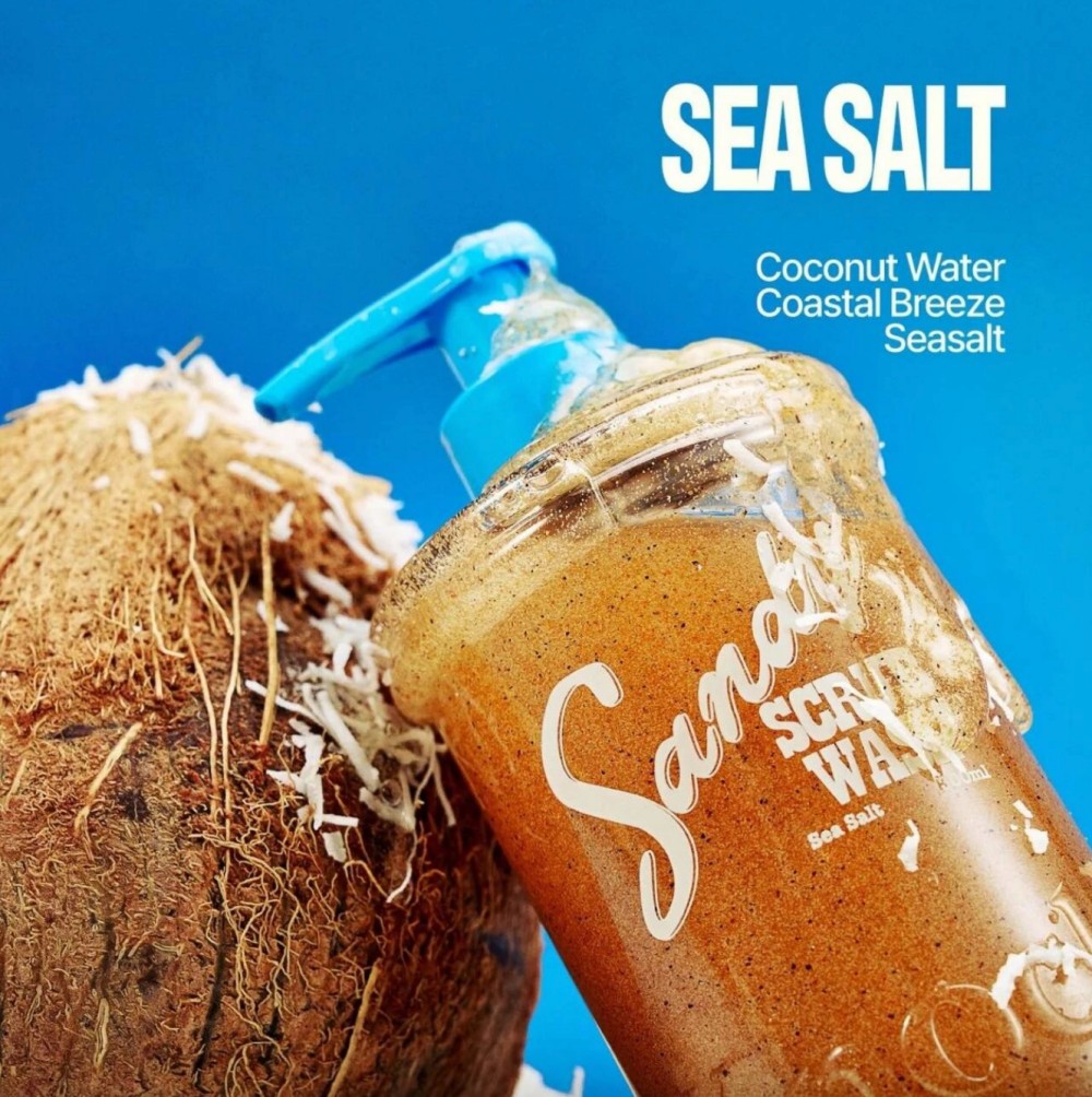 Knock SANDY SCRUB WASH 海盐沙滩磨砂沐浴露新品上市