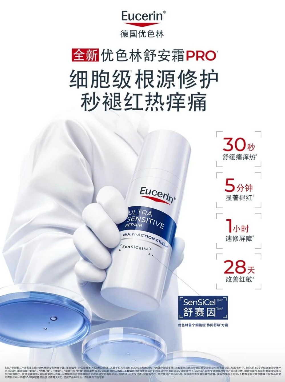 Eucerin优色林舒安精华面膜 & 舒安霜PRO新品上市