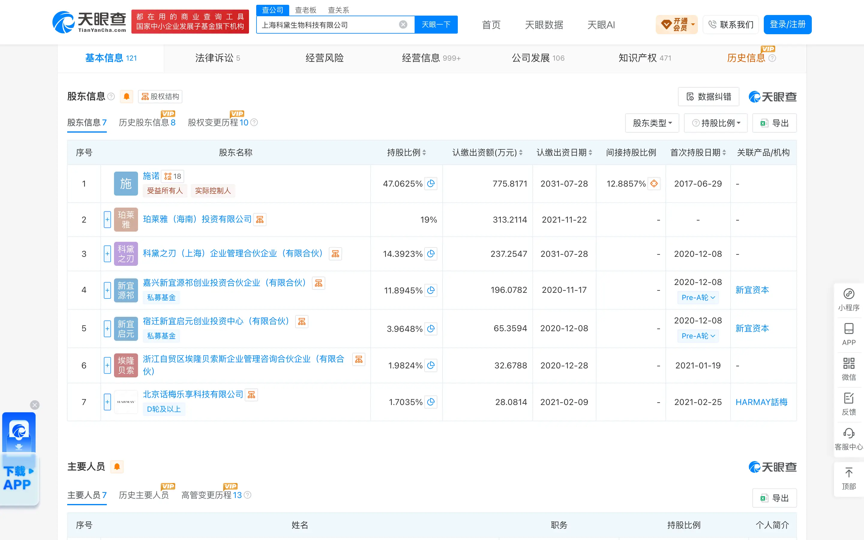 珀莱雅入股毕生之研母公司