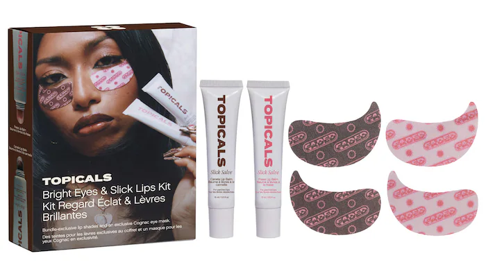 Topicals Bright Eyes & Slick Lips Kit眼膜唇膏套装新品上新