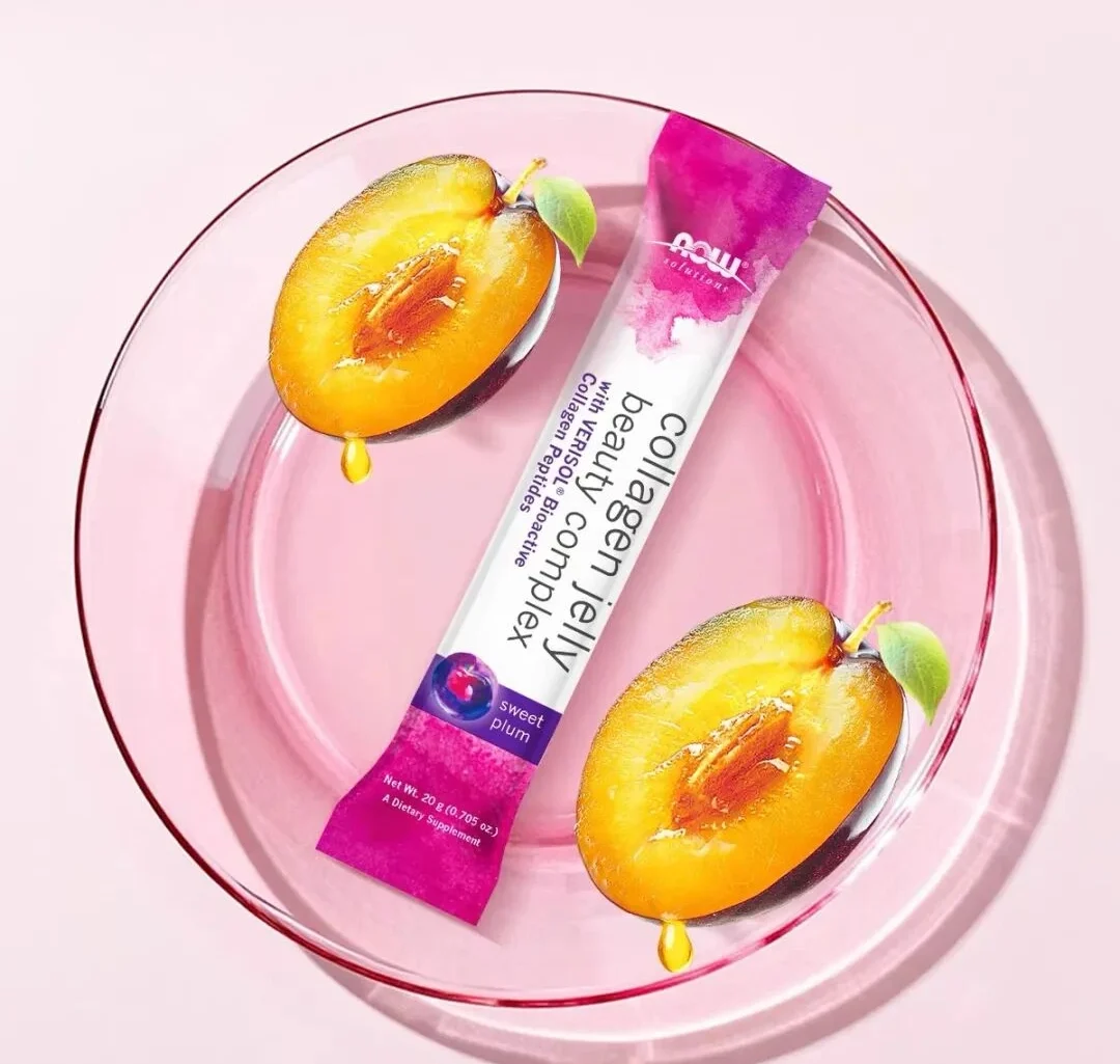 NOW Collagen Jelly Beauty Complex甜李子味胶原蛋白果冻条新品上新