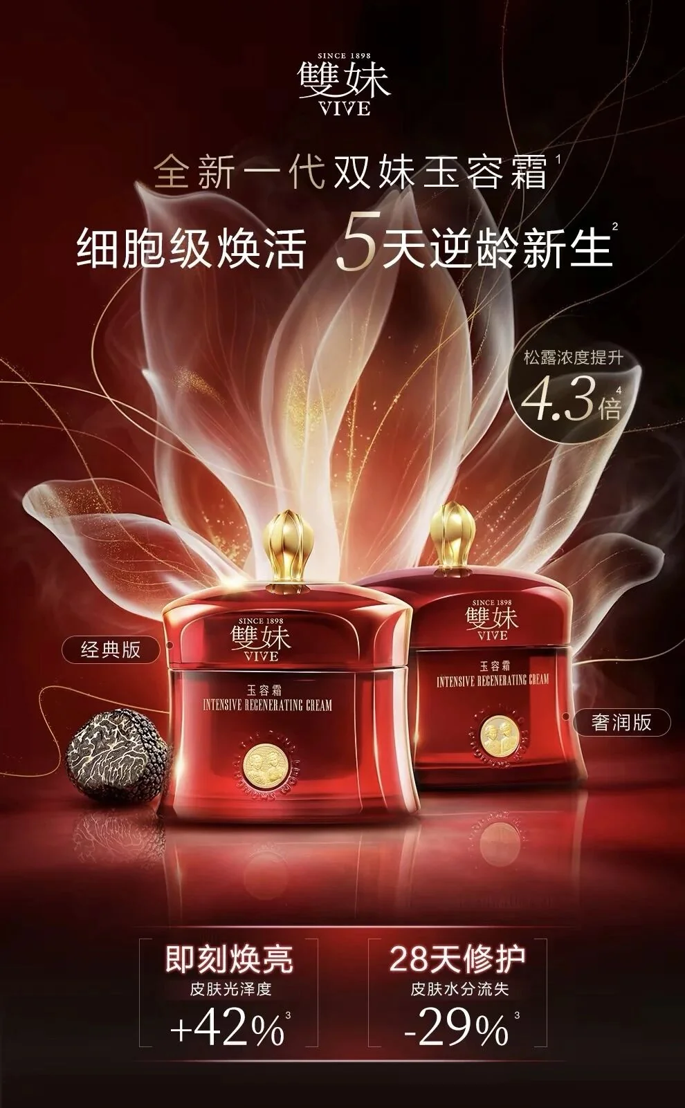 双妹玉容霜全新一代新品上新